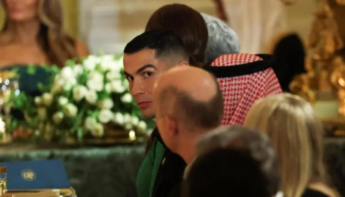 شاهد || رونالدو يشارك في عشاء البيت الأبيض رفقة ولي العهد السعودي