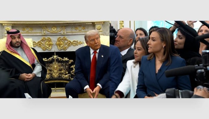 فيديو || سؤال عن خاشقجي يفجر غضب ترامب.. وبن سلمان يرد ببرود لافت