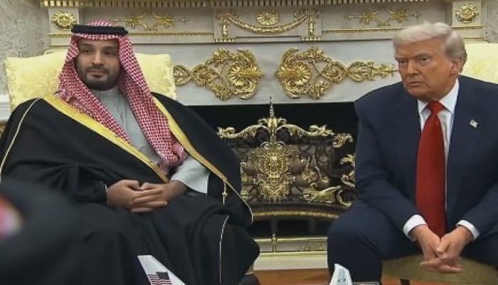 ابن سلمان يتهرب من سؤال "المبلغ الذي ستدفعه السعودية لإعادة إعمار غزة" وترامب يحرجه: ستدفع الكثير