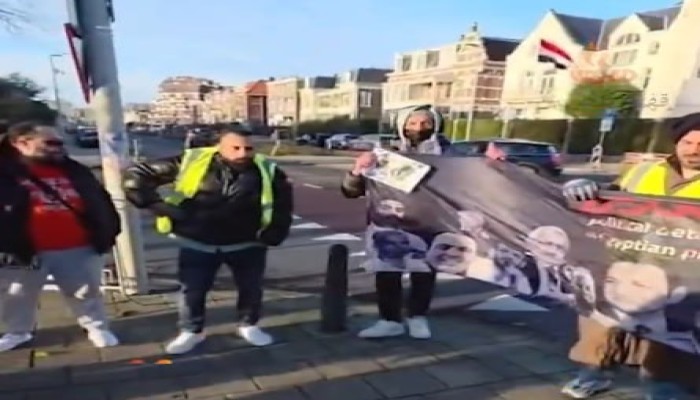 الجالية المصرية في لاهاي تحول ذكرى ميلاد السيسي إلى شعلة غضب مطالبين بالإفراج عن المعتقلين