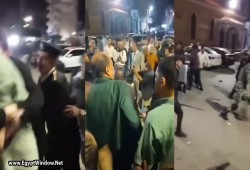 فيديو || اشتباكات عنيفة بين الشرطة وأنصار مرشح بعد تزوير الانتخابات في دمياط