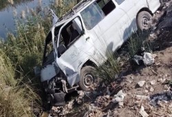 حادث ميكروباص بسوهاج يصيب 8 ركاب