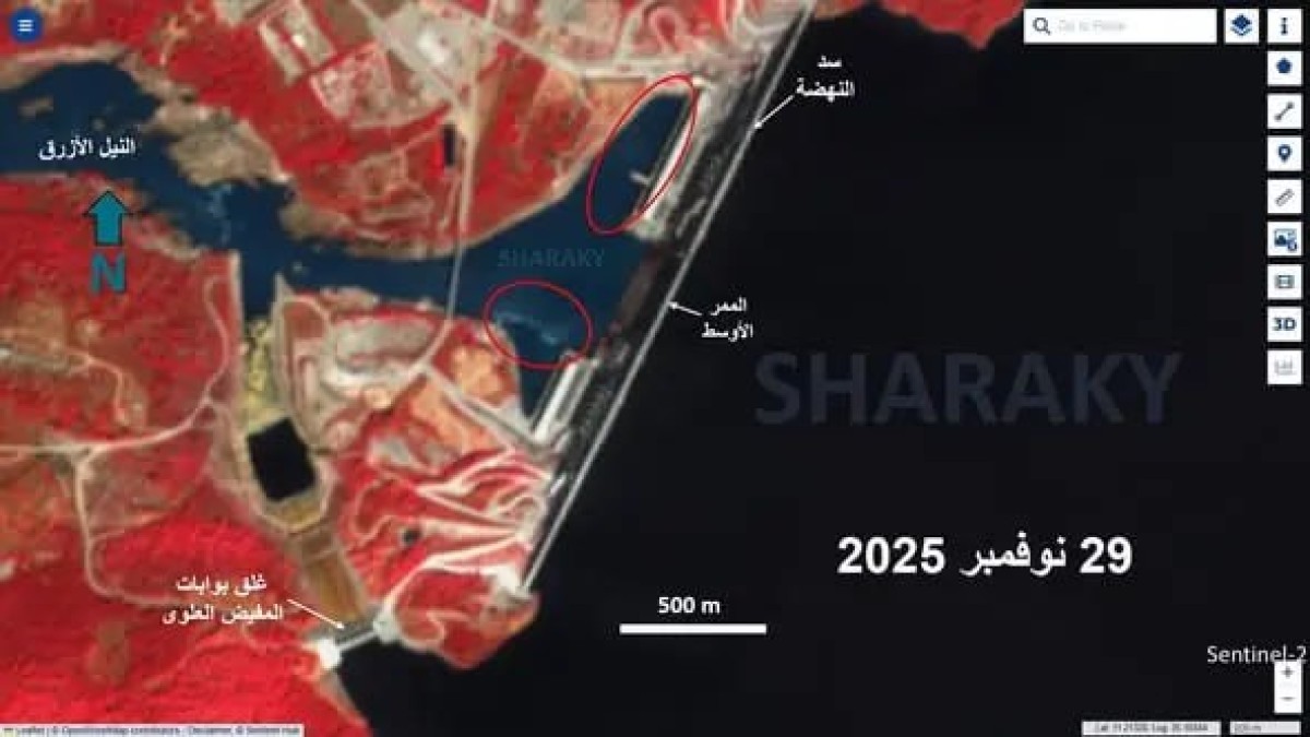 فضيحة" الأقمار الصناعية: سد النهضة "خردة" لا يولد الكهرباء يستخدم لإزلال المصريين والنظام يهدر المياة في توشكى