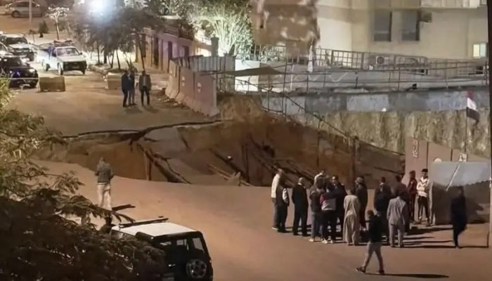 هبوط أرضي بمشروع "الترجمان 5" بالتجمع الخامس يفضح فناكيش السيسي