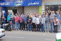 إضراب محصلي الغاز بدمنهور احتجاجًا على تدني الرواتب ونظام التعاقد من الباطن