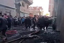 حريق هائل داخل مصعد بطنطا يصيب 6 أشخاص ويثير ذعر السكان