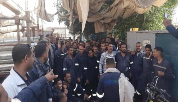 "منظمات حقوقية" تفتح النار على قمع العسكر لإضراب عمال "مودرن جاس": اعتقالات الفجر وعقود السخرة تفضح وجه النظام القبيح