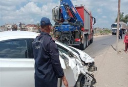 إصابة 6 طالبات في حادث سير بالبحيرة