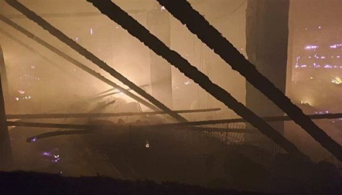 بالفيديو|| حريق هائل يلتهم مزرعة دواجن بالغربية ونفوق 7 آلاف طائر