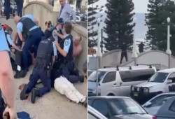 فيديو || إطلاق نار خلال احتفالات الحانوكا اليهودي في أستراليا يسفر عن 16 قتيلاً و40 مصابًا