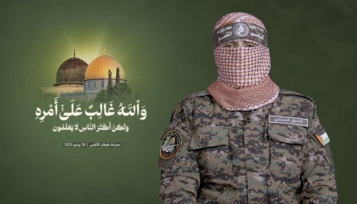 بعد إعلان استشهاده.. محطات في مسيرة "حذيفة الكحلوت" الملقب بأبو عبيدة "الملثم"  النطق العسكري باسم حماس