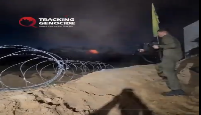 فيديو صادم || جنود الاحتلال يحتفلون برأس السنة بإطلاق النار عشوائيًا على منازل الفلسطينيين