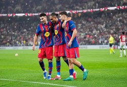 بالفيديو|| برشلونة يمطر شباك أتلتيك بلباو بخماسية في نصف نهائي السوبر الإسباني