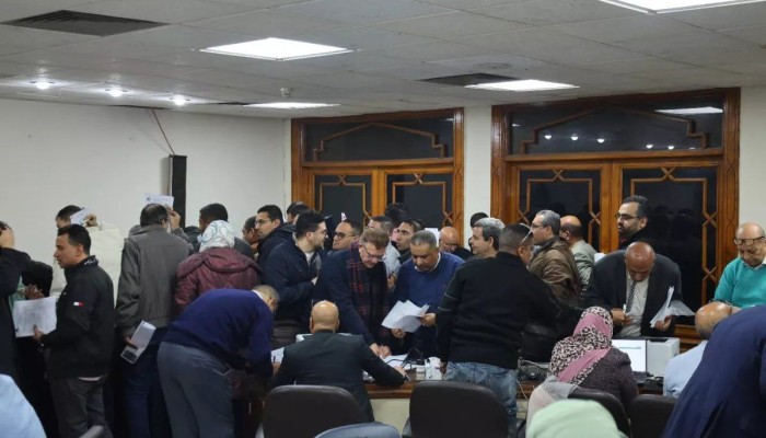 مشادات واتهامات بالتلاعب في اليوم الأول للترشح لانتخابات المهندسين بكفر الشيخ
