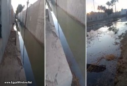 شاهد|| غرق مقابر كفر سندوه بالقليوبية يثير غضب الأهالي