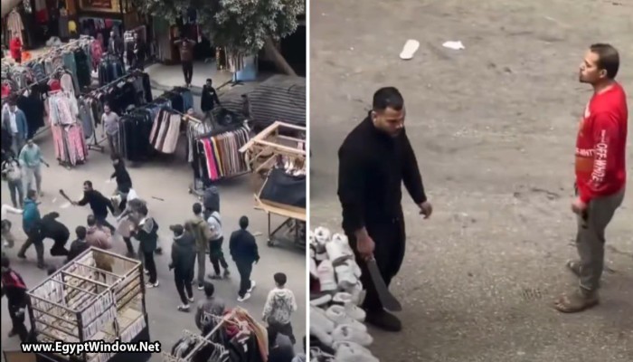 بالفيديو|| مشاجرة بالأسلحة البيضاء في شارع العريش بفيصل تثير الذعر بين المواطنين