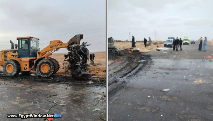 سلسلة حوادث مروعة بمطروح وأسوان وبني سويف والبحر الأحمر تسفر عن 7 قتلى و39 مصابًا