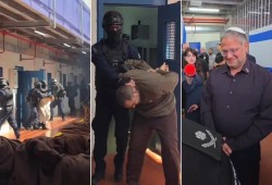 شاهد|| غضب حقوقي واسع بعد اقتحام بن غفير لسجن عوفر وتوثيق مشاهد تنكيل وضرب للأسرى