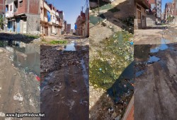 شاهد || معاناة أهالي منطقة الموظفين بكوبري أبيس من غياب الصرف الصحي وانتشار والأوبئة