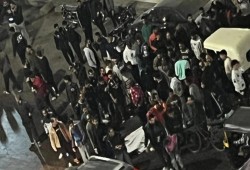 بالفيديو|| مصرع سائق موتوسيكل تحت عجلات تريلا بالمطرية بسبب بقعة زيت