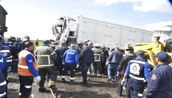 صور وفيديو || ارتفاع عدد ضحايا حادث جنوب بورسعيد إلى 18 قتيلاً و3 مصابين