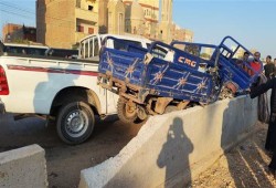 مصرع طفل وسيدة وإصابة 9 آخرين في حادث تصادم بالبحيرة