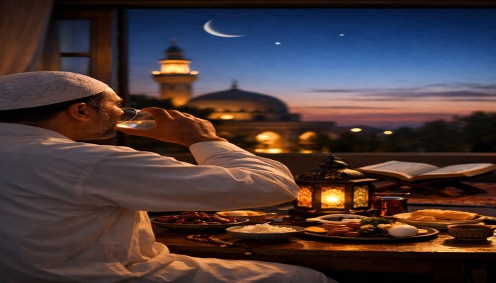 موعد الإمساك عن الطعام