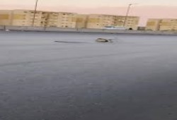 هبوط أرضي بطريق الواحات عند حدائق أكتوبر.. كوارث "الوزير" لا تنتهي!!