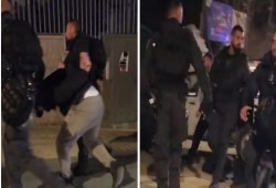 الاحتلال الصهيوني يعتدي على المصلين عند باب الساهرة وتمنع التراويح وسط إغلاق الأقصى (شاهد)