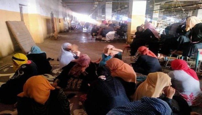 عمال «سمنود للوبريات» بالغربية يدخلون في إضراب احتجاجًا على تأخر الأجور