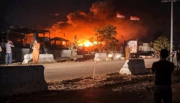 مسيرات تستهدف مقرًا للحشد الشعبي في العراق وسقوط إصابات (فيديو)