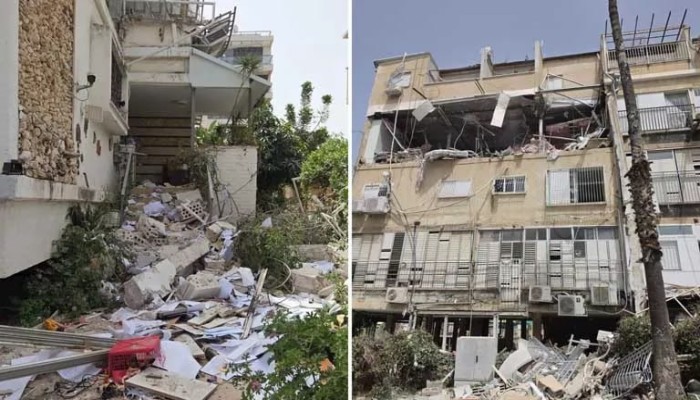 بالفيديو: صواريخ عنقودية إيرانية تضرب 10 مواقع بوسط إسرائيل وتخلف دمارًا واسعًا وإصابات