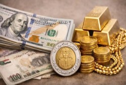 الدولار يقترب من 55 جنيهًا والذهب يسجل قفزة جديدة بمصر