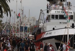 حماس تشيد بأسطول الصمود 2 وتدعو لتكثيف التحركات الدولية ضد حصار غزة