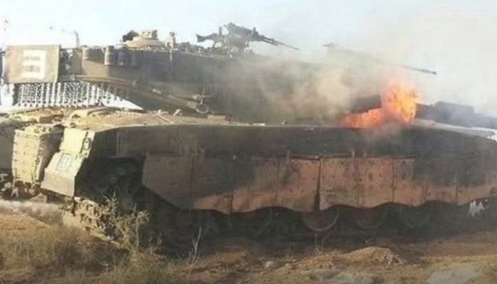 حزب الله يواجه قوة إسرائيلية ويدمر 4 دبابات وناقلتي جند