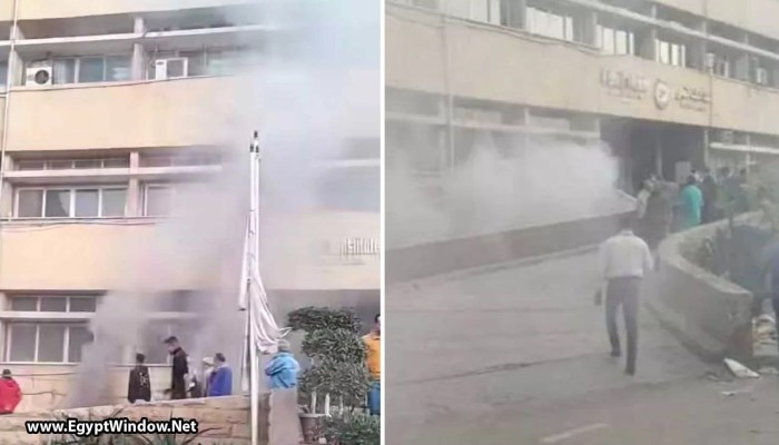 حريق هائل بمعهد الكبد القومي في المنوفية يثير تساؤلات حول إجراءات السلامة (فيديو)