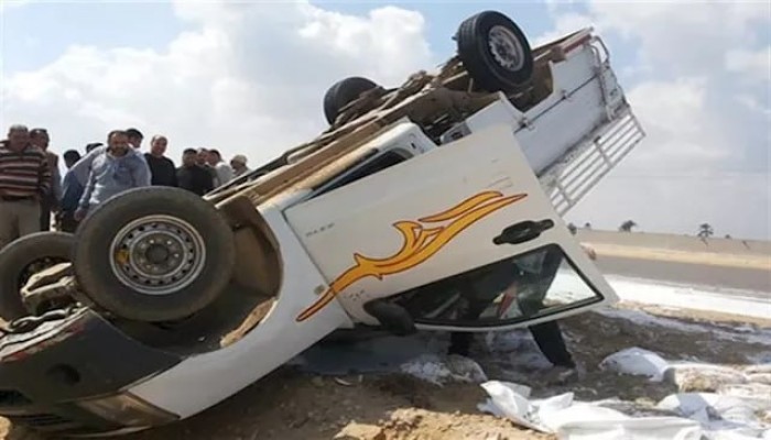 انقلاب سيارة ربع نقل بالمريوطية يصيب 15 عاملًا ويعيد أزمة نقل العمال للواجهة
