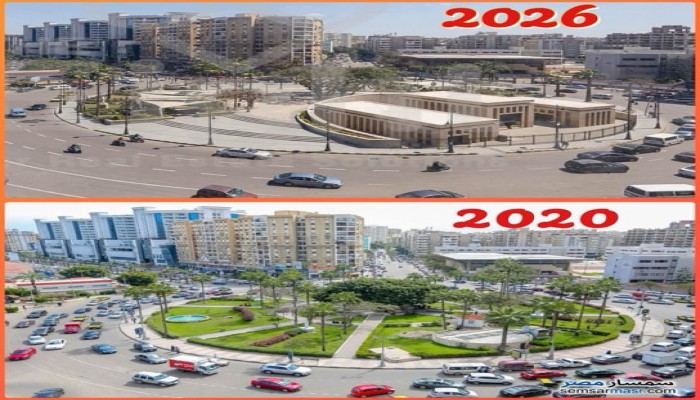 شاهد|| غضب اسكندراني من تجريد ميدان "فيكتورعمانويل" من المساحات الخضراء لحساب إنشاءات الأسمنت