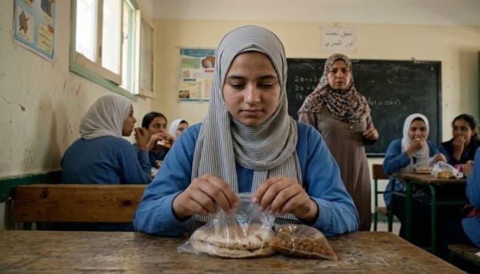 "رغيفان وكيس فول" في بني سويف يفضحان فنكوش التغذية المدرسية وتنمر المسئولين على الأطفال الفقراء