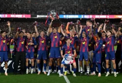 أرقام استثنائية وتاريخية في تتويج برشلونة بلقب الدوري الإسباني