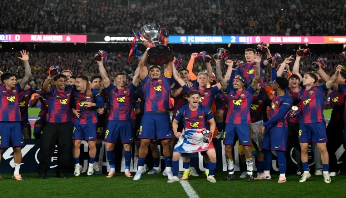 أرقام استثنائية وتاريخية في تتويج برشلونة بلقب الدوري الإسباني