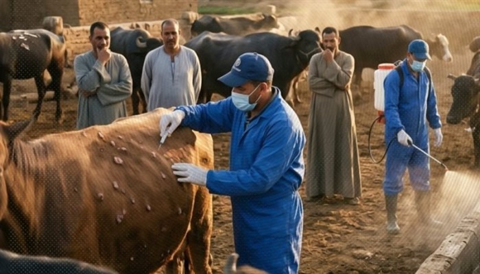 18 بؤرة لـ«الجلد العقدي» تضرب الماشية وتكشف ضعف التحصين البيطري