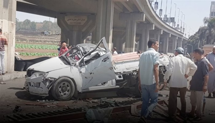 بسبب عيوب هندسية في الطريق الإقليمي.. 15 حادثة شهريا على كوبري الأخصاص  تحوله لـ«فخ قاتل»