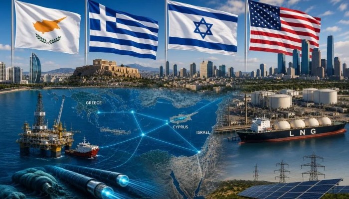 ليفانت إنتل || تحالف شرق المتوسط يتجاوز الغاز نحو بنية تحتية استراتيجية أوسع