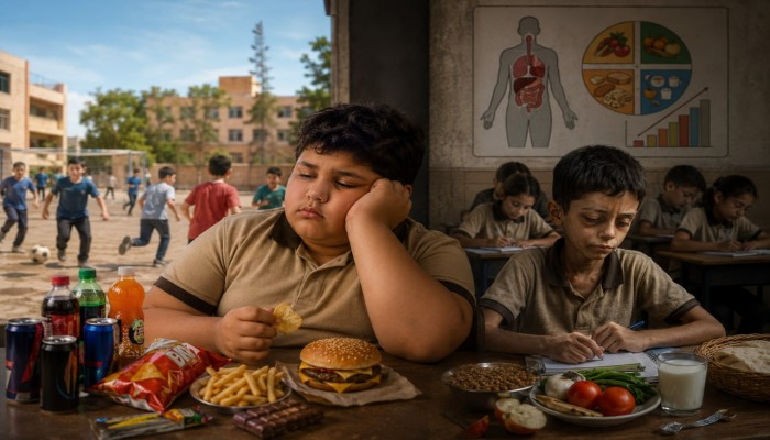 السمنة والأنيميا تحاصران أطفال مصر.. كانتين يبيع المرض للطلاب والتغذية المدرسية غائبة