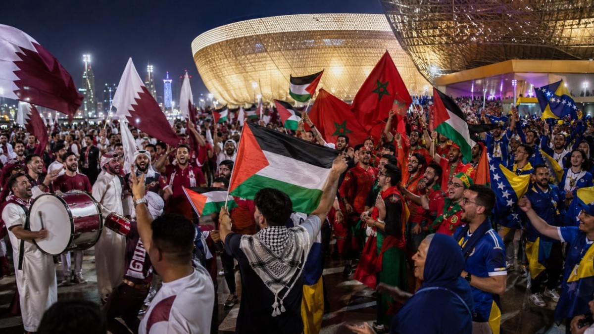 من البوسنة إلى قطر والمغرب.. فلسطين تفرض حضورها بهتاف الجماهير في مدرجات مونديال 2026