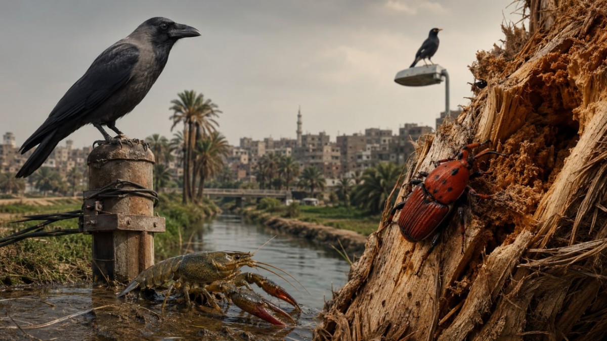 بعد المينا الهندي.. الغراب وسوسة النخيل وصرصار النيل يغزون مصر داخل بيئة بلا ضوابط