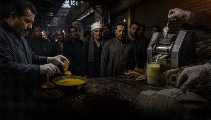ألوان صناعية ومواد محظورة تهدد حياة المصريين.. سموم «التارترازين» لغش اللب وعصير القصب بـ«التيتانيوم» والقهوة بالبسلة والجبنة ببودرة السيراميك