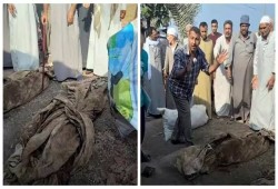غضب شعبي واسع في الشرقية بعد تداول فيديوهات لهدم مقابر وانكشاف رفات الموتى على الارض