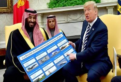 ترامب: لا اتفاق نووي مع السعودية دون التطبيع مع إسرائيل